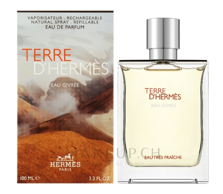 TERRE DHERMES EAU GIVREE 100 ML FOR MEN